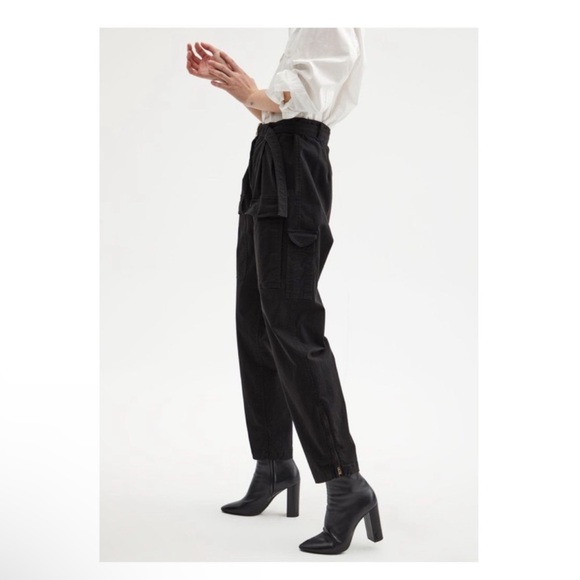 New! Rare NILI LOTAN Declan High Waist Cargo Pants - Picture 4 of 11